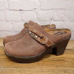 Kravings Women's Size 7 Blondie Heeled Clog Mule Shoe #418